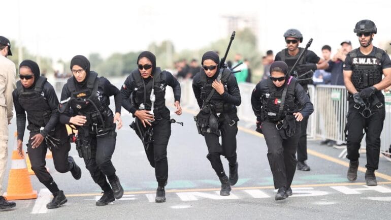 Dubai Police Unveils First All Woman SWAT Team gulf buzz