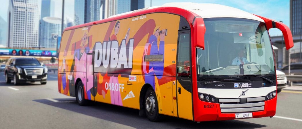 Explore Dubai With RTA's New On & Off Bus - With 9 Stops At Hot Spots For AED 35 Only!